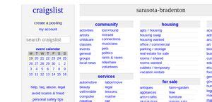 craigsist sarasota|sarasota craigslist org.